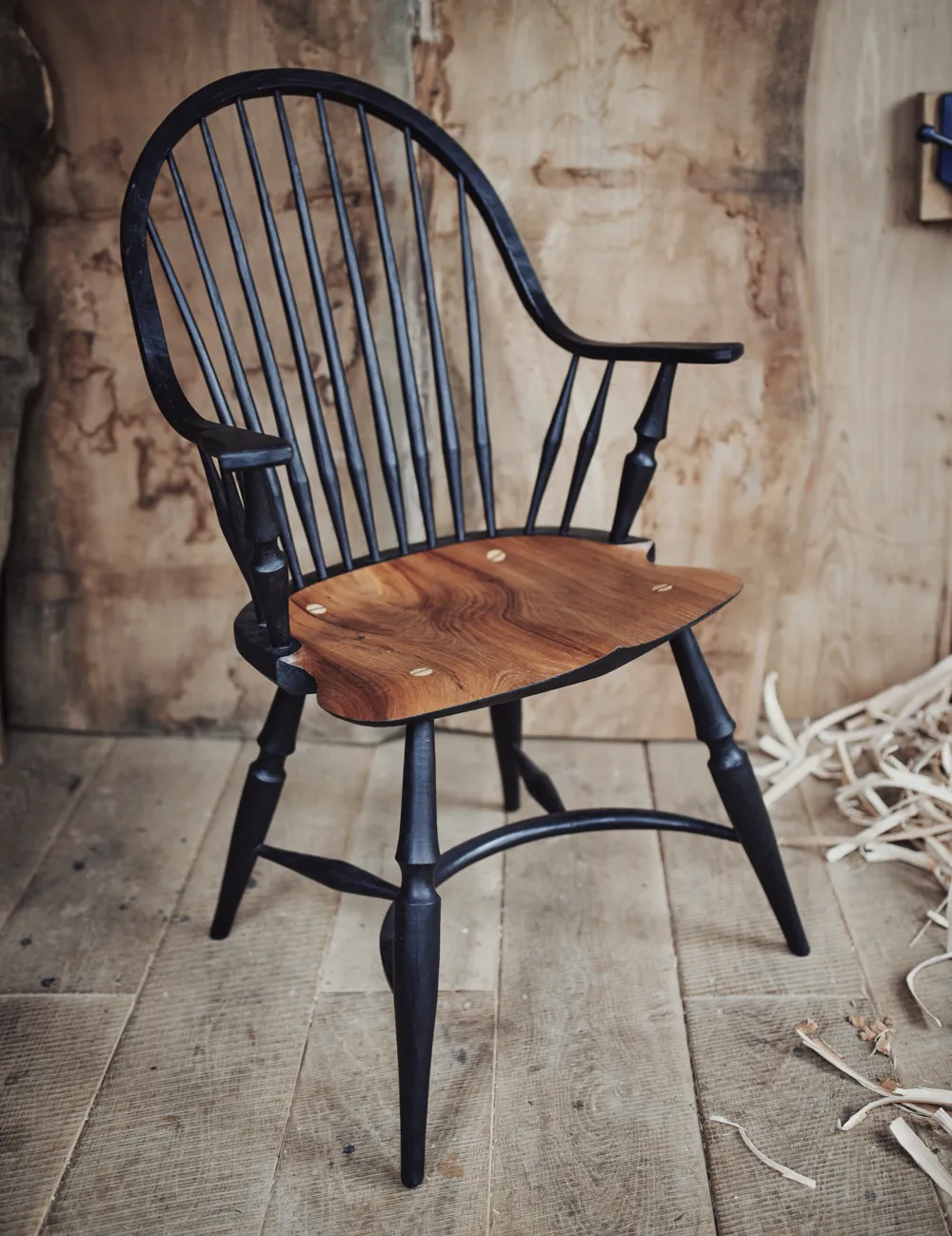 One of Jason's Windsor chairs