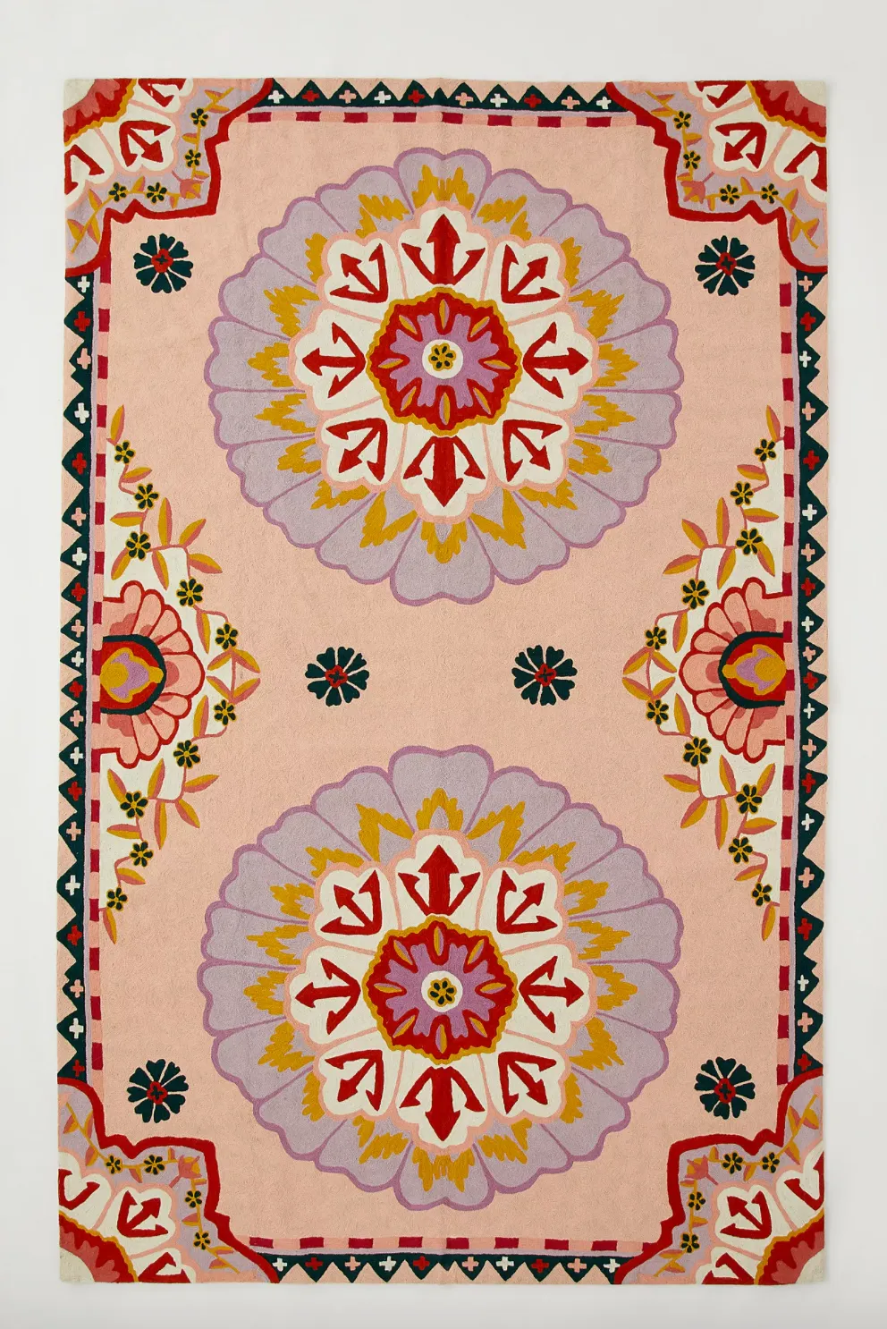 Fleur Crewel rug, from £78, Anthropologie