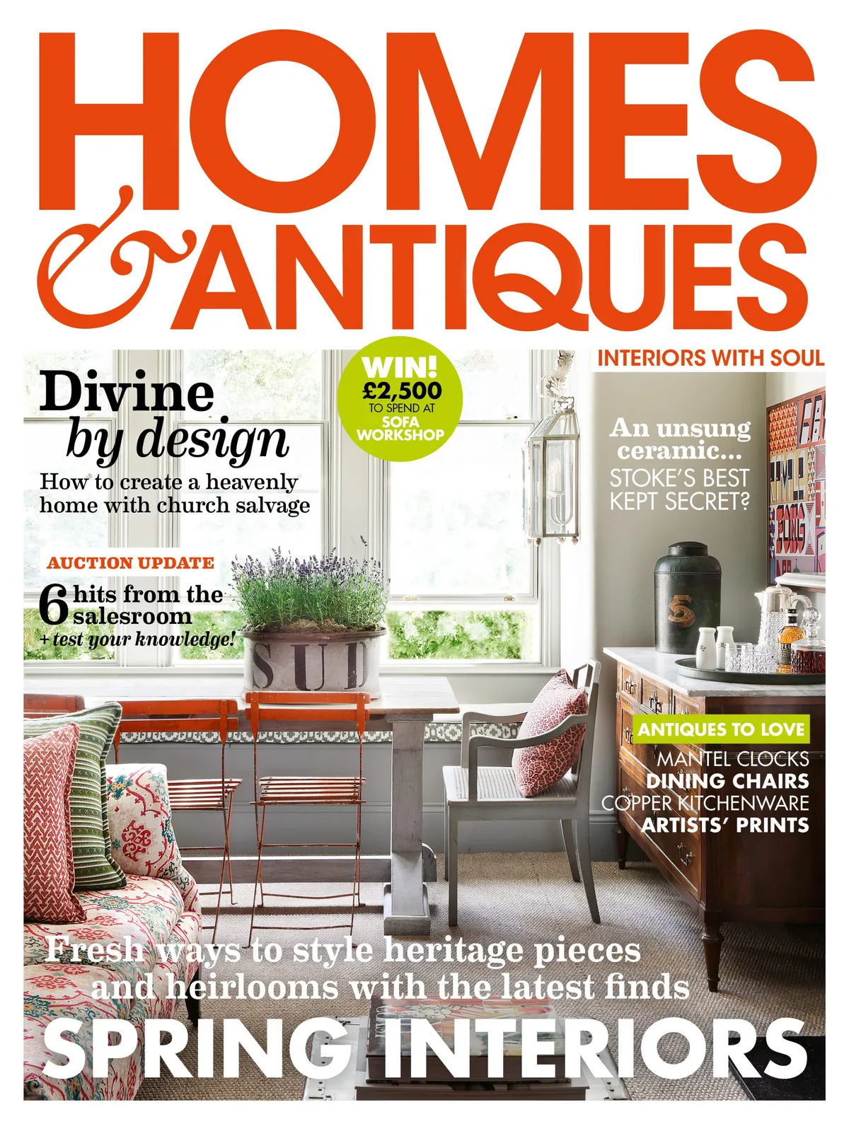Homes & Antiques March 2020 cover