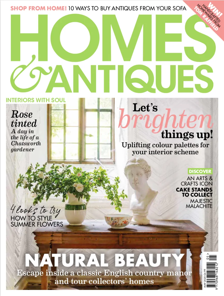 Homes & Antiques magazine May 2020 cover