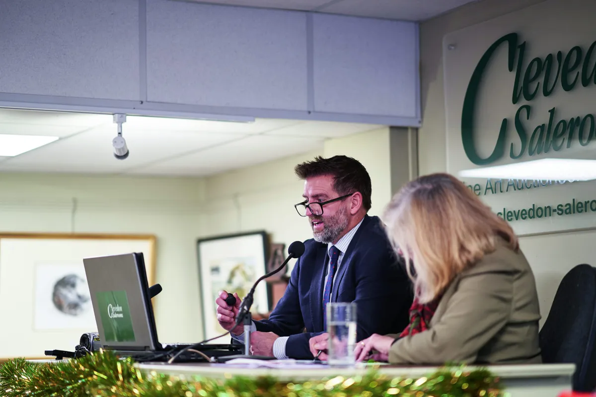 Auctioneers at Clevedon Salesroom