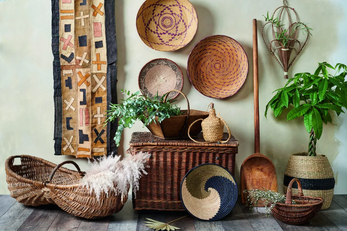 From planters to wall art to storage baskets, there are myriad ways to enjoy creations that have been woven so skilfully. Put your most precious pieces centre stage and fill out your collection with new finds as well as old – you’ll always have a spot for an extra basket.