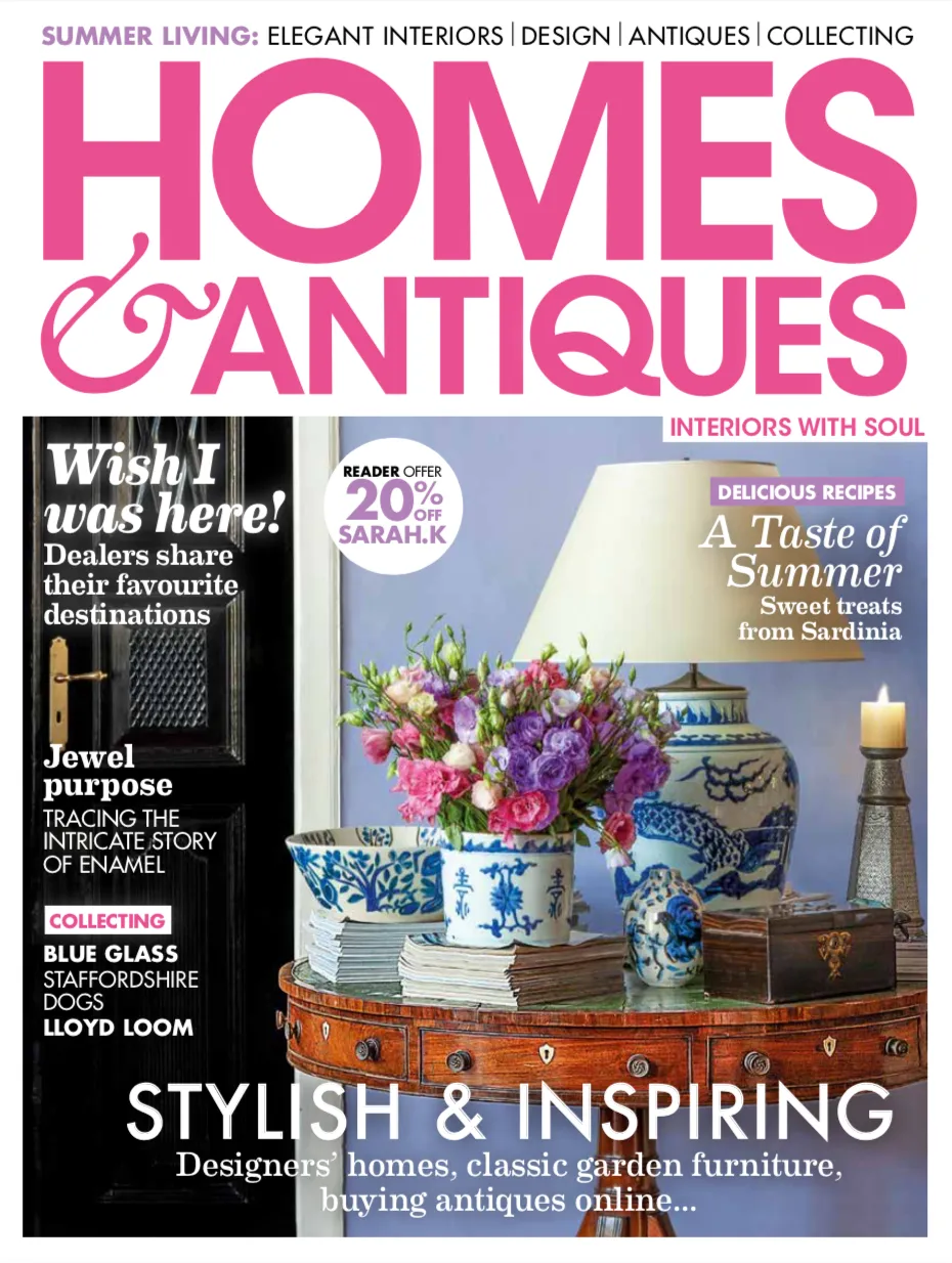 Homes & Antiques magazine - July 2020 cover