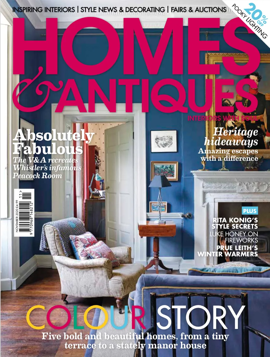 Homes & Antiques November 2020 cover