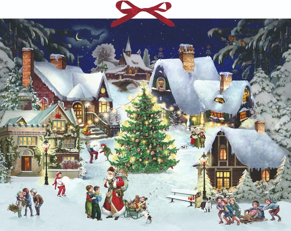 Village on The Hill Paper Advent Calendar