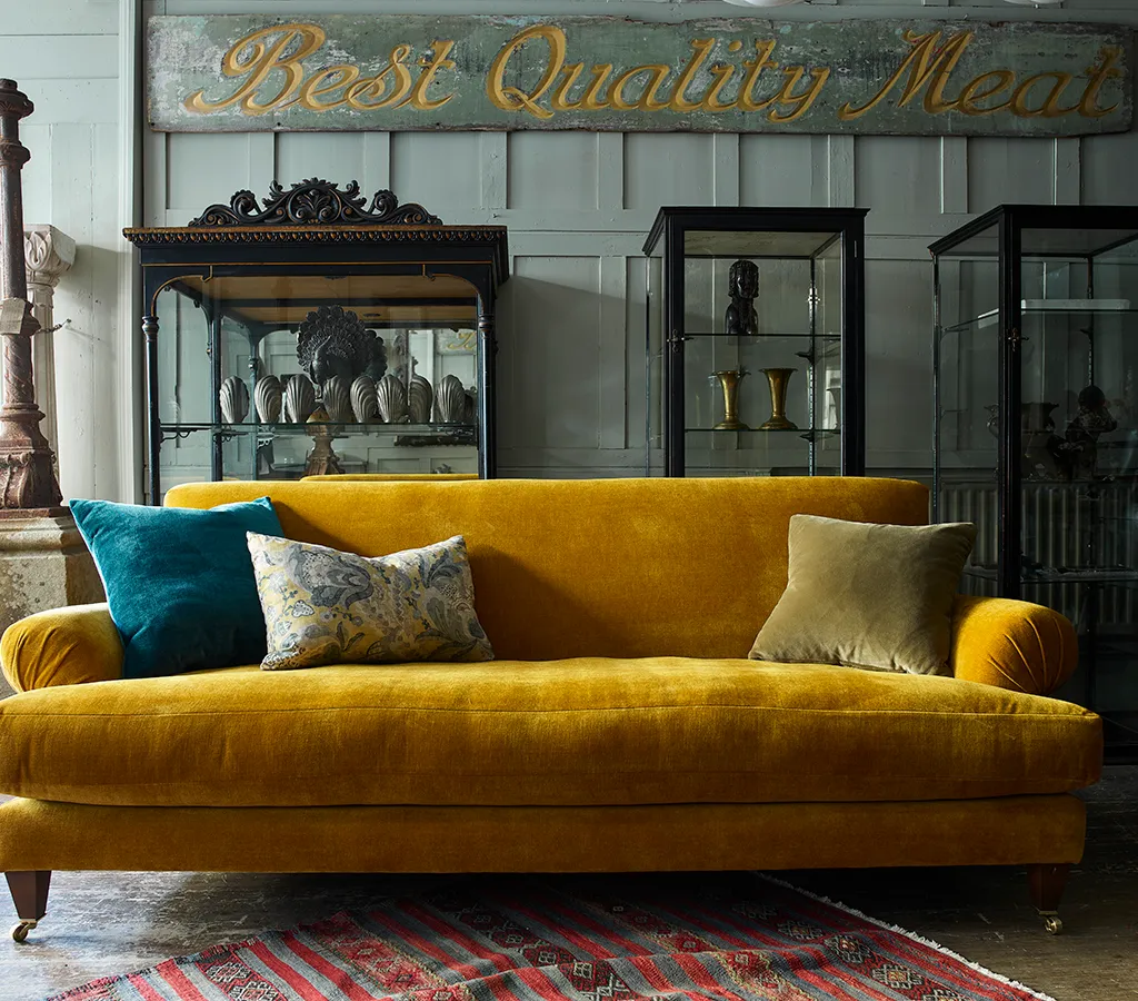 Drew Pritchard Exclusively for Barker and Stonehouse - Durant 4 Seater Sofa in Chamonix Honey, £1,625 (5)