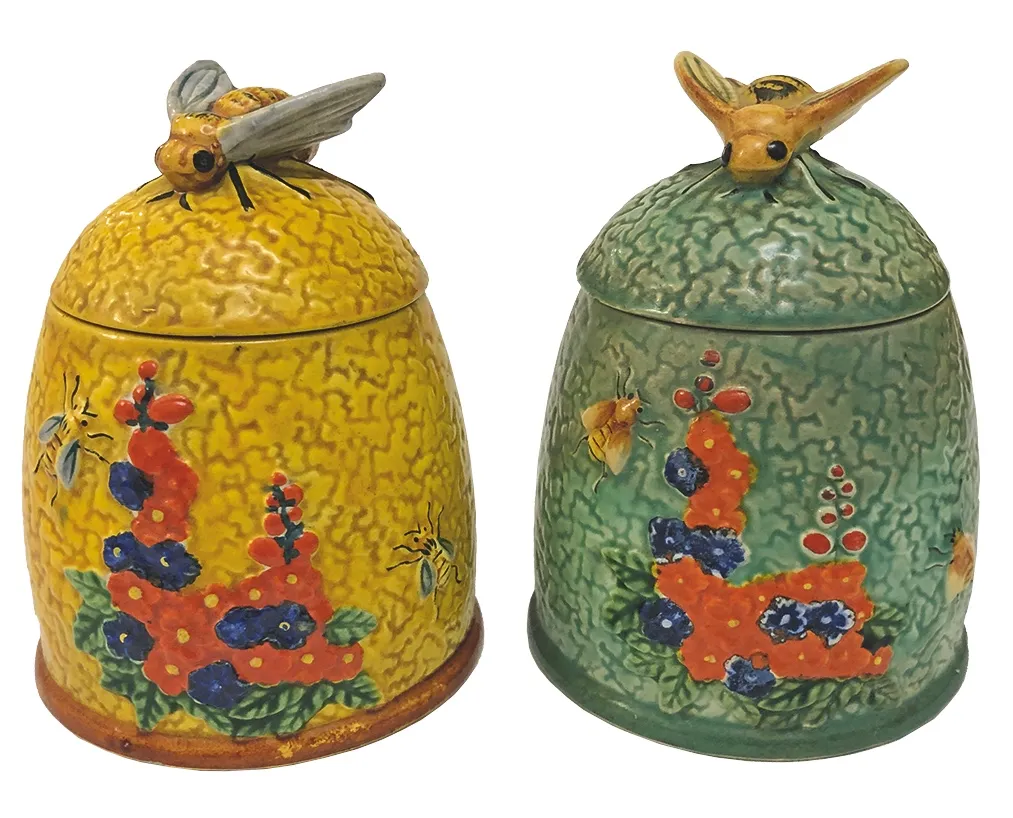 wo Marutomoware honey pots, Japanese, c1920s–1930s, from the collection of John Doyle