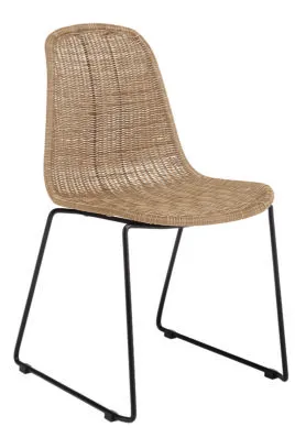 Mickey Rattan-Effect Dining Chair