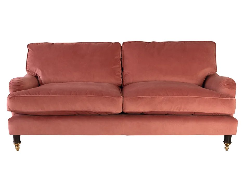 Perfect Sofa in Rose Pink Velvet
