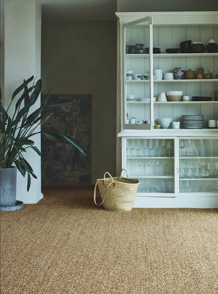 Natural material carpet