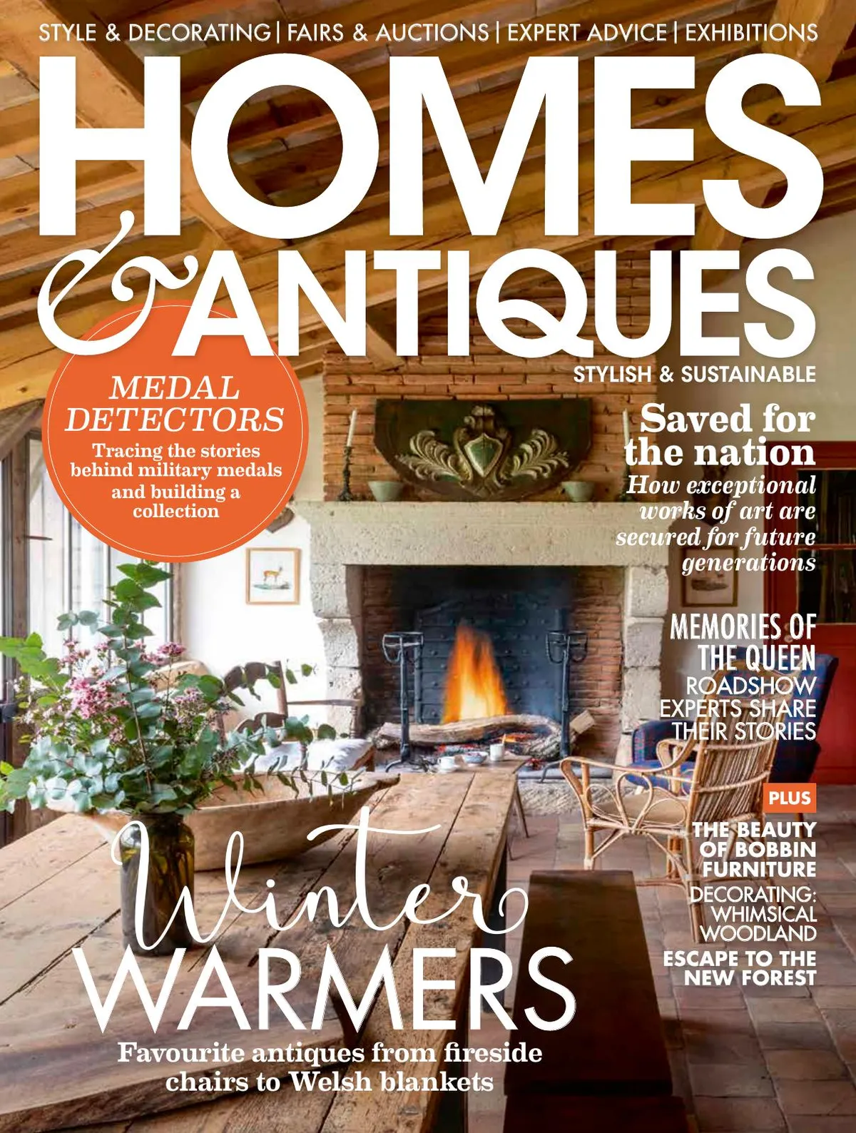 Homes & Antiques magazine November issue