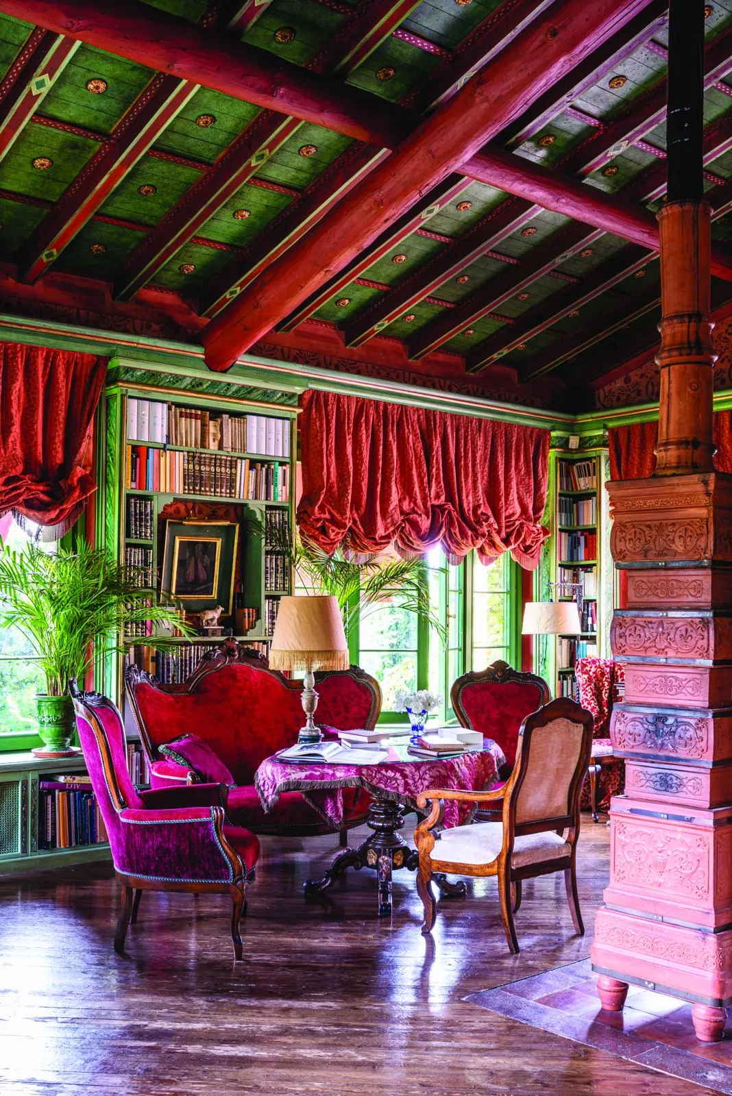 Italian Villa writing room