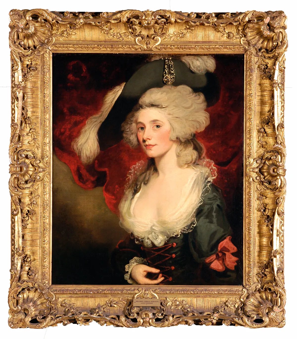 Emma’s favourite piece in the collection is this portrait of actress Mary Robinson, in her most famous role as Perdita in Shakespeare’s The Winter’s Tale.