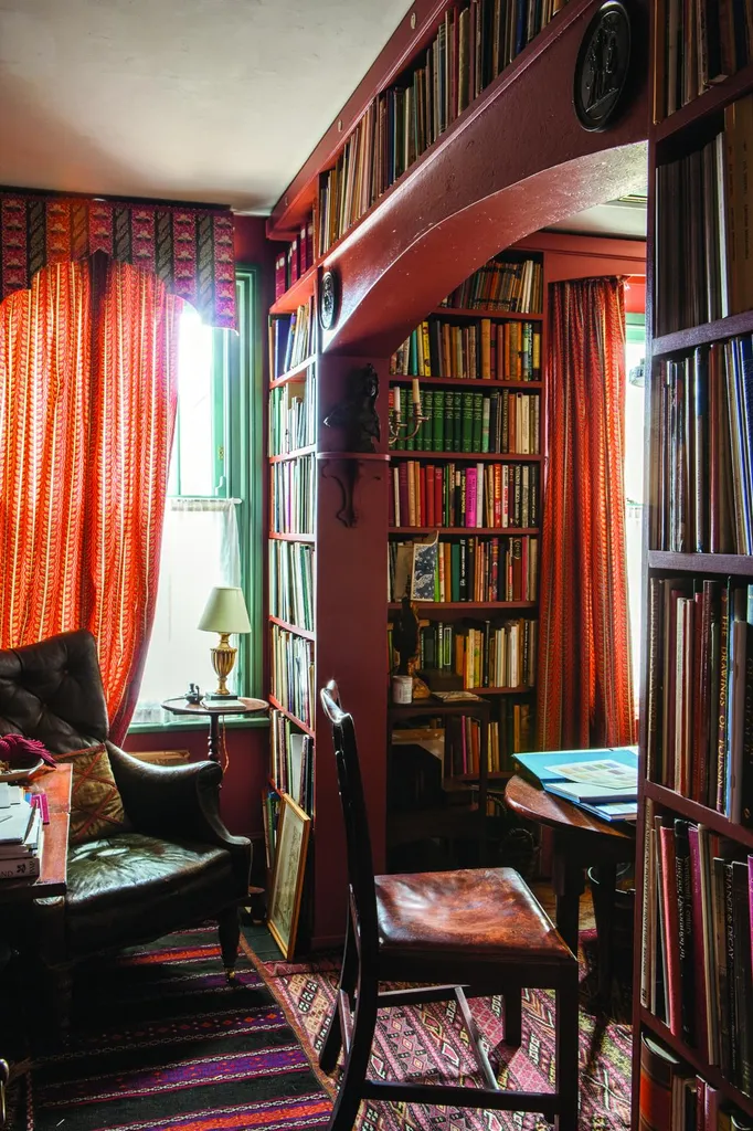 Edwardian home library