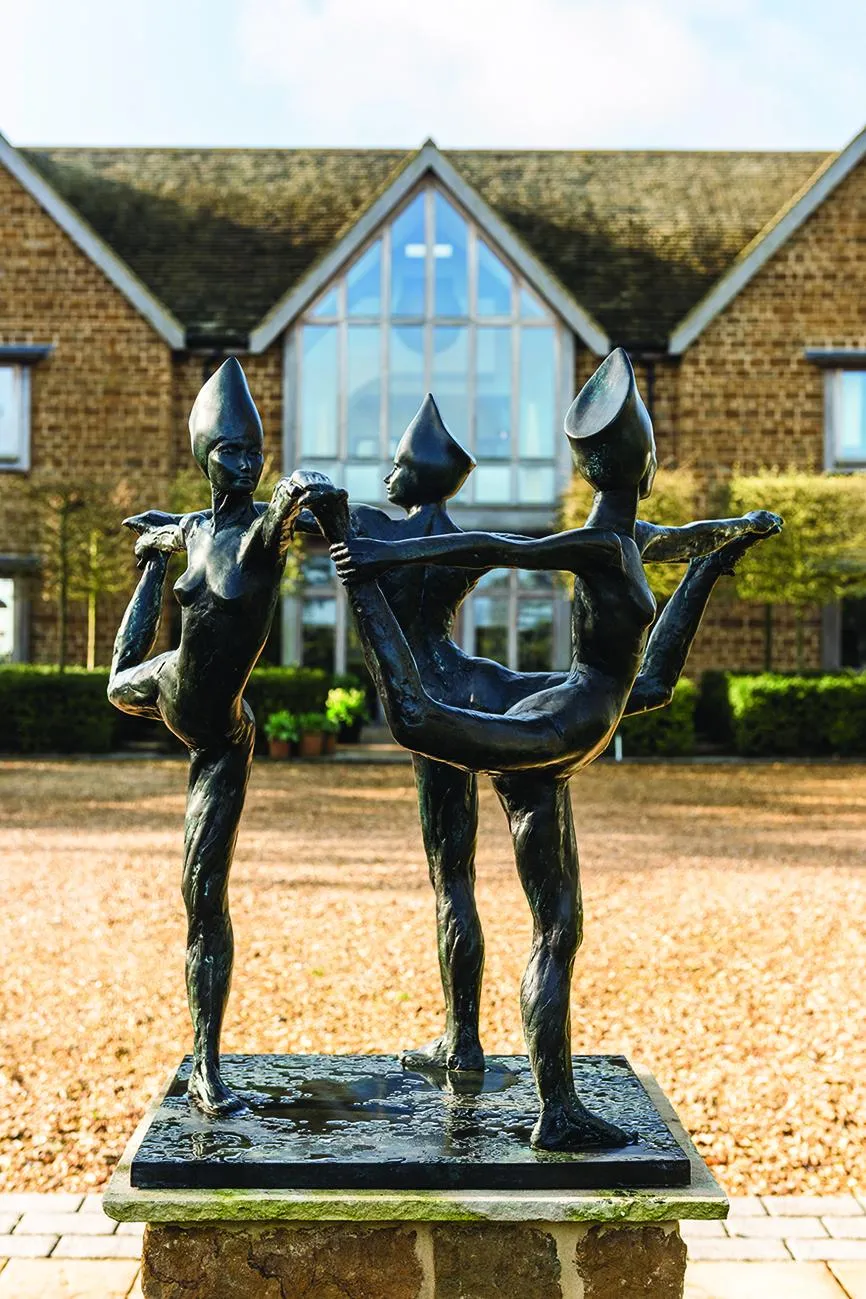 Cotswold home, Three Graces Sculpture