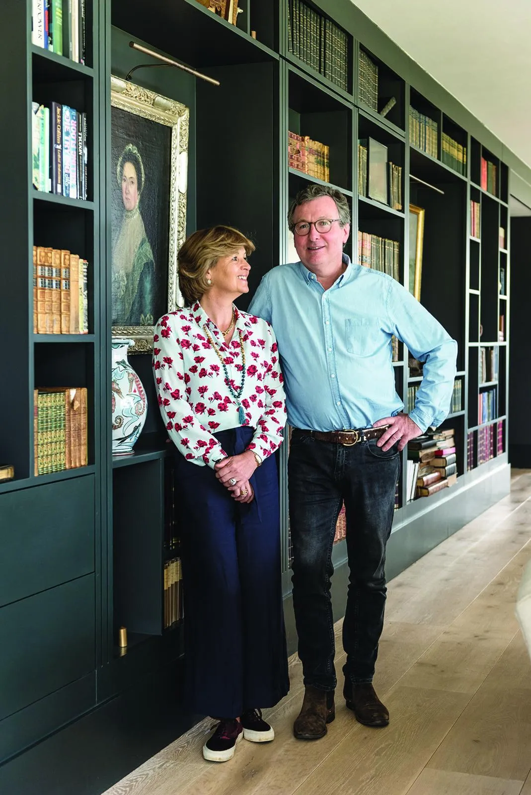 Cotswold home, owners Nikki and David