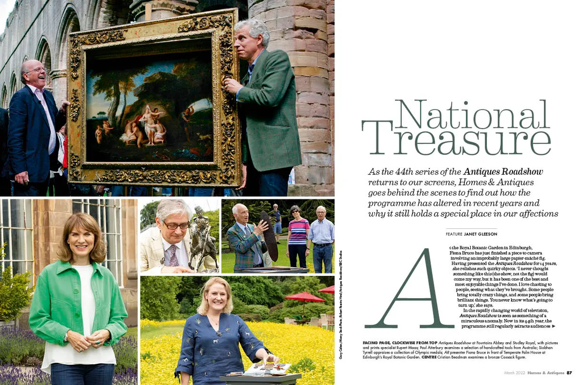 Homes & Antiques magazine march issue