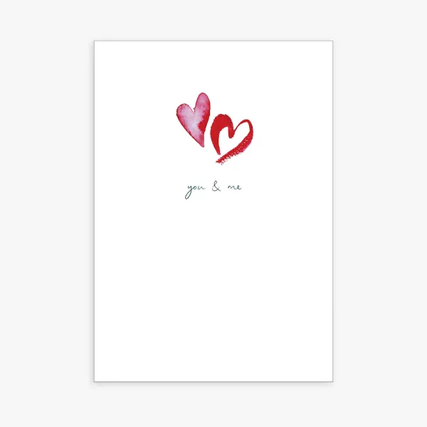 JL woodmansterne two hearts card
