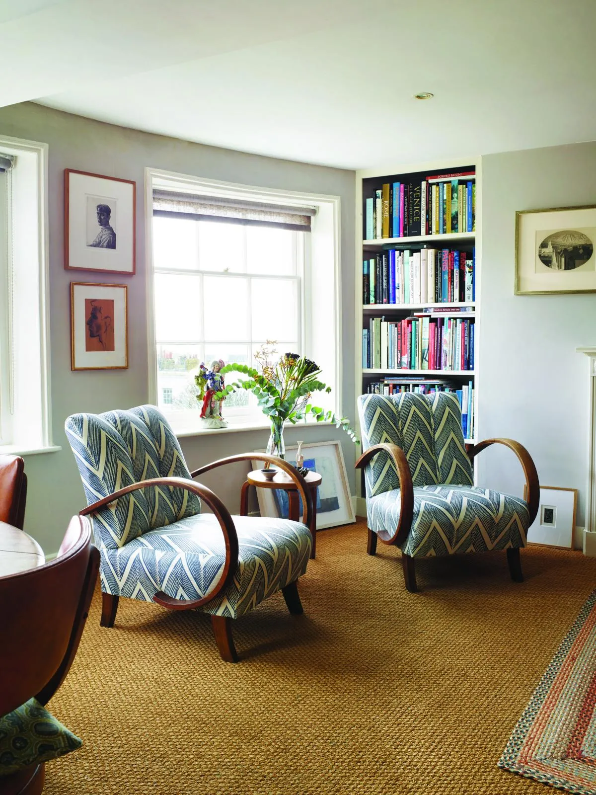 Regency townhouse, 1930s bentwood armchairs
