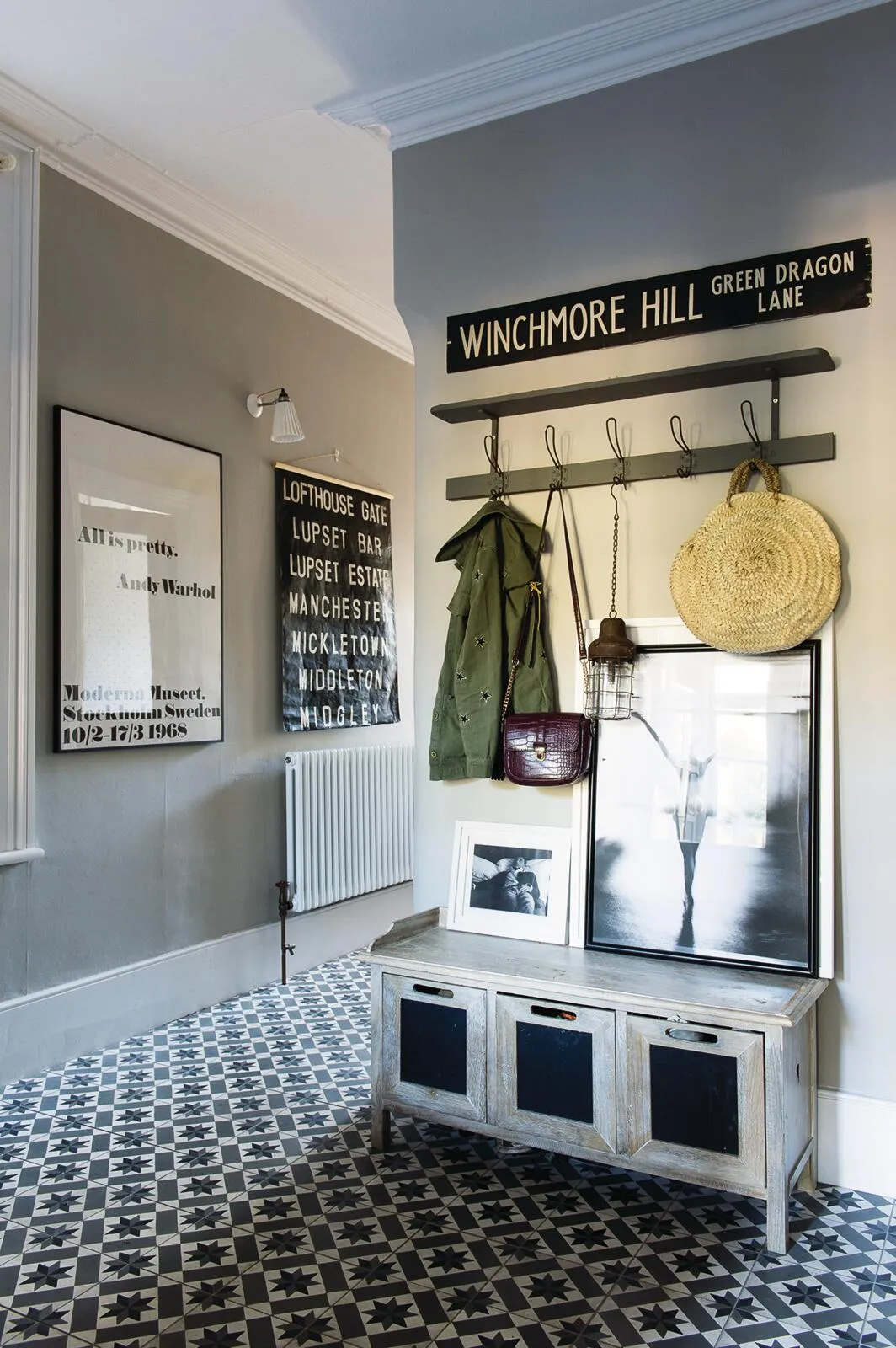 A netral vintage-filled London home