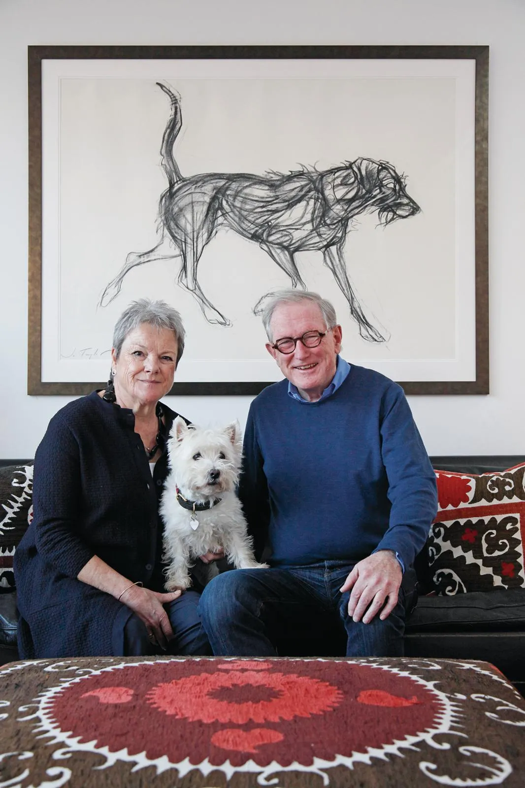 South London townhouse, owners Michael and Rosy.