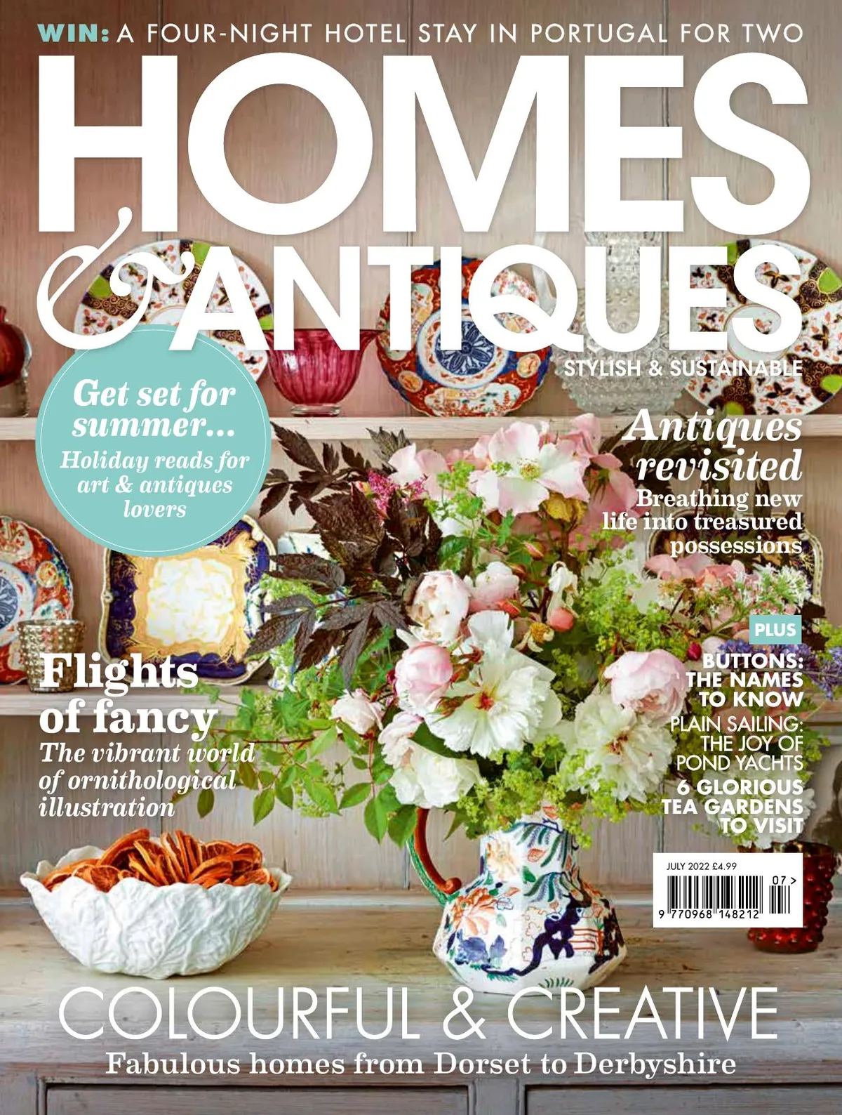 Homes & Antiques Magazine July Issue
