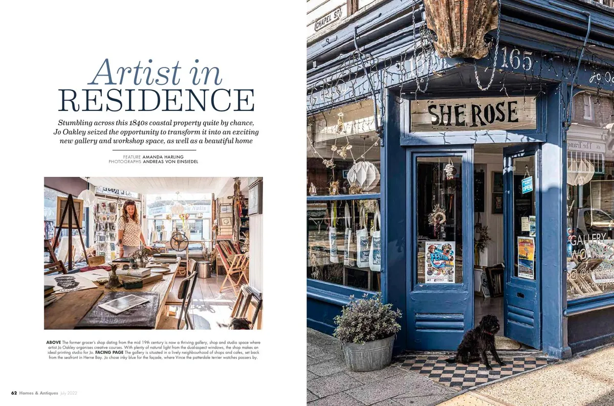Homes & Antiques Magazine July Issue