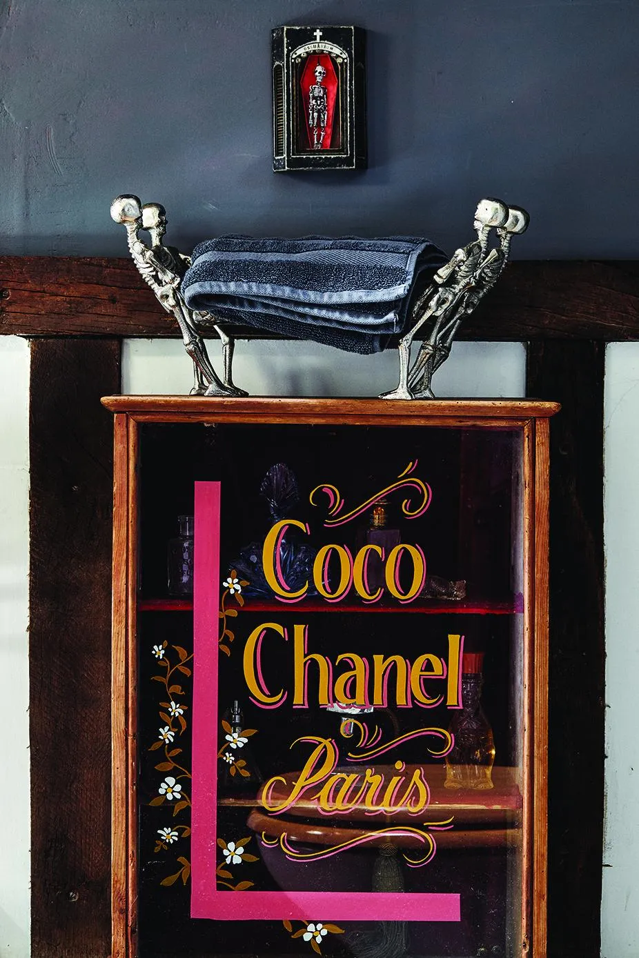 Medieval Welsh hall house, Coco Chanel cabinet.