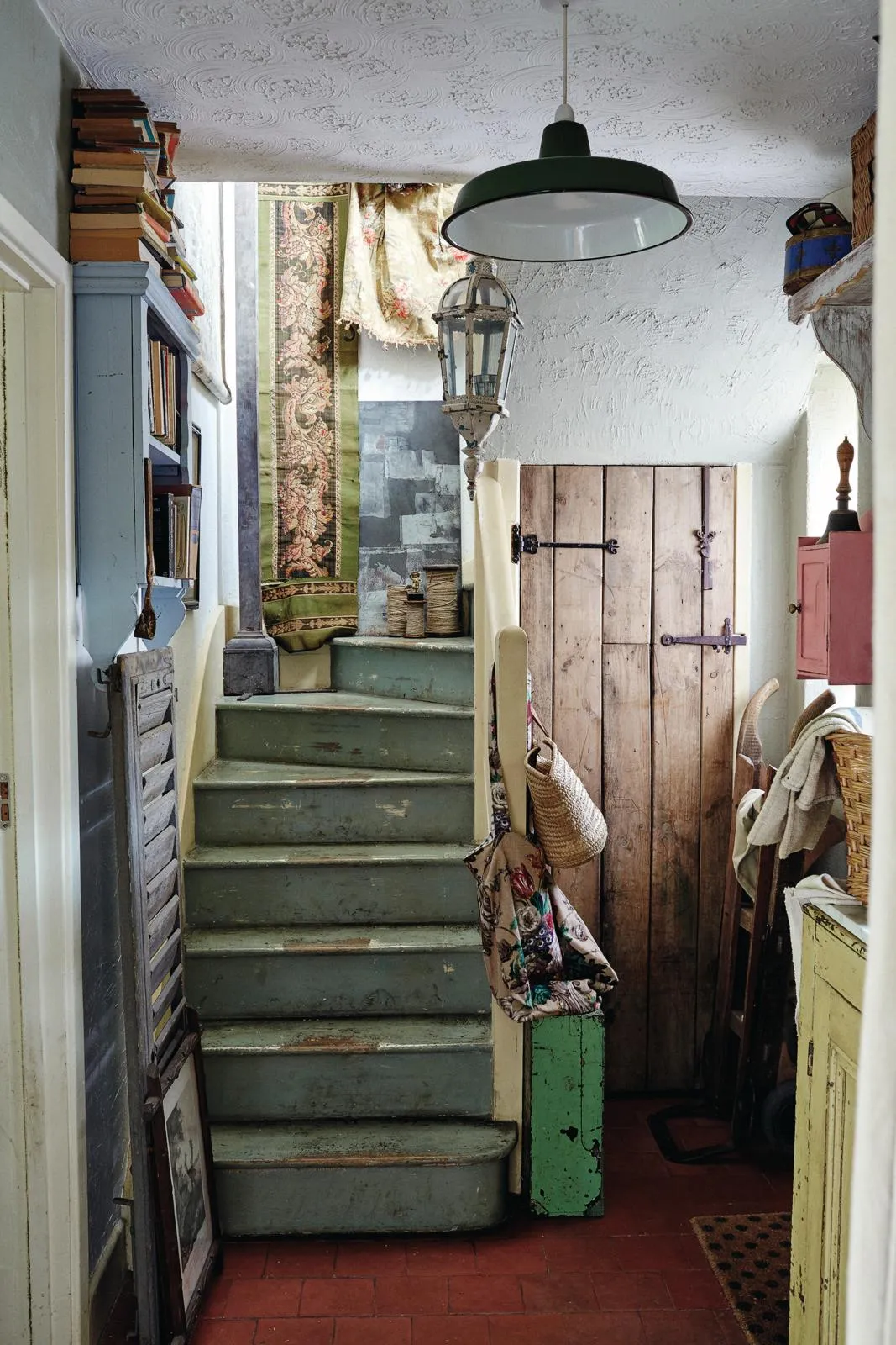 Characterful 1950s semi, hall and stairs.