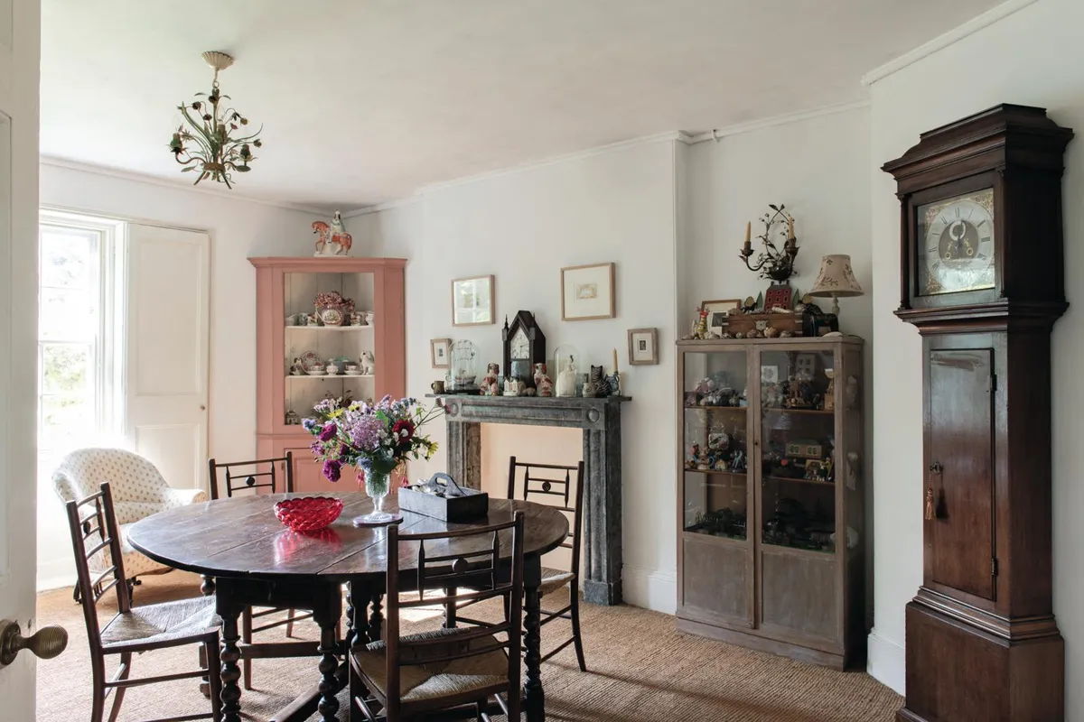 Grade II-listed rectory, dining room.