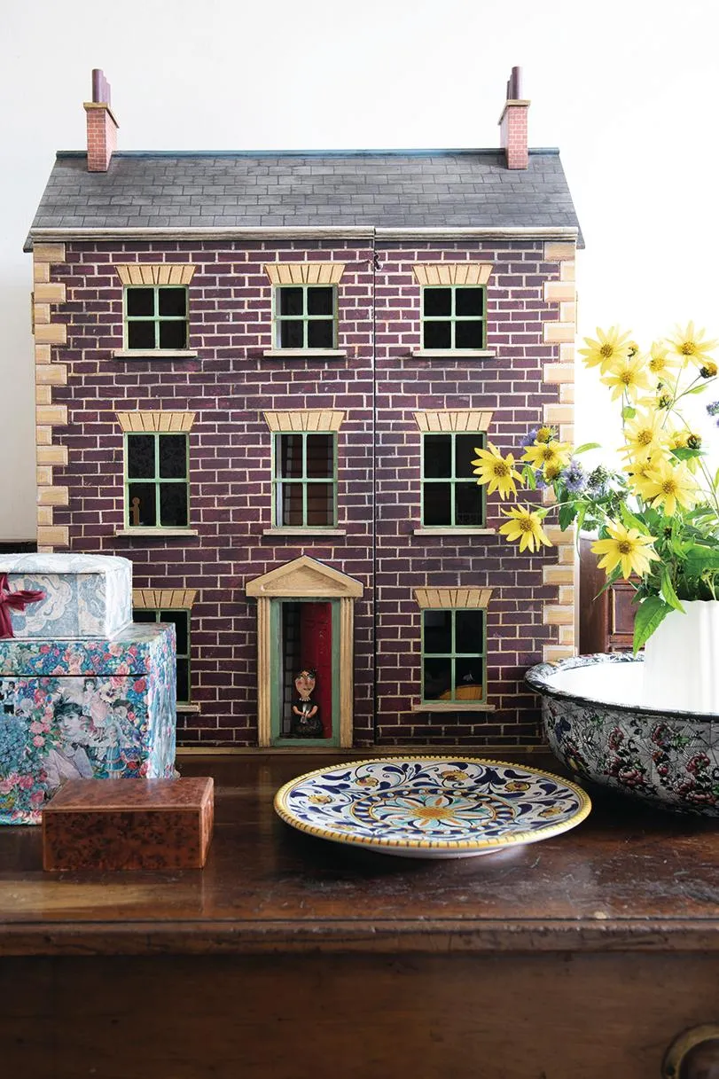 Grade II-listed rectory, dolls' house.