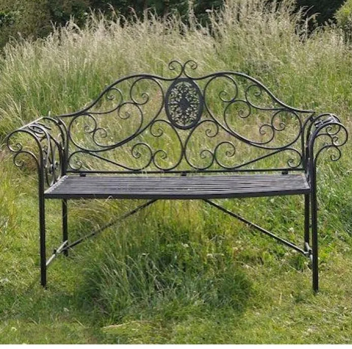 Metal garden benches