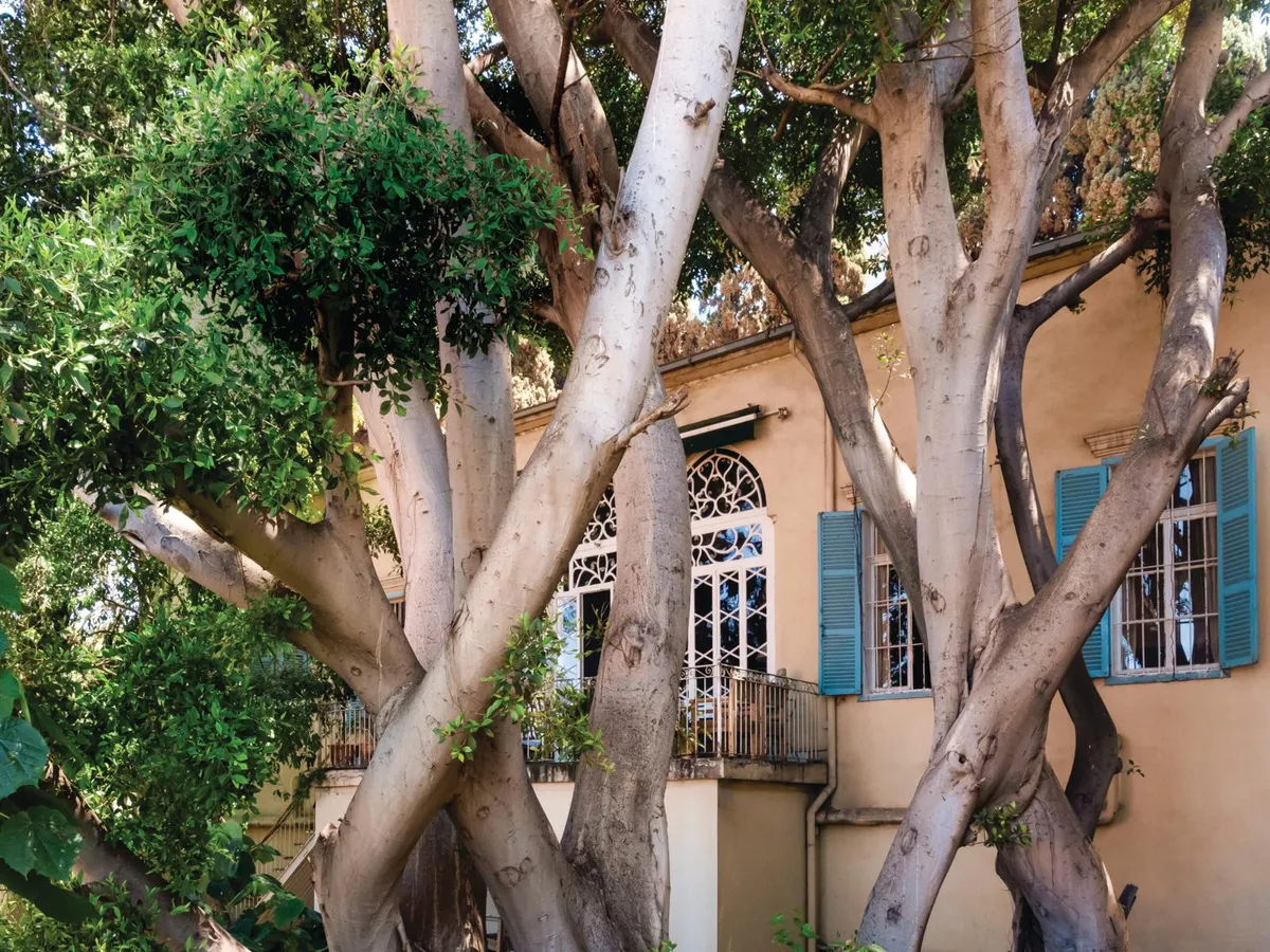 19th-centuy villa in Beirut, exterior.