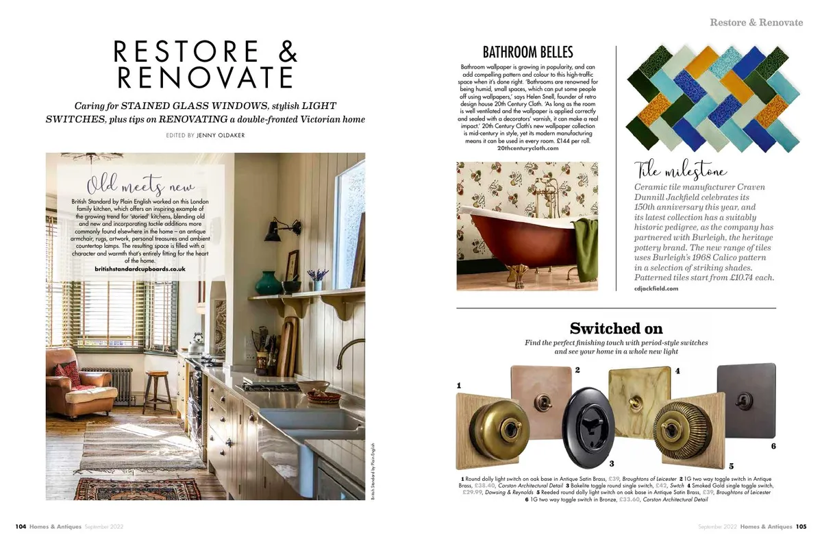 Homes & Antiques September issue
