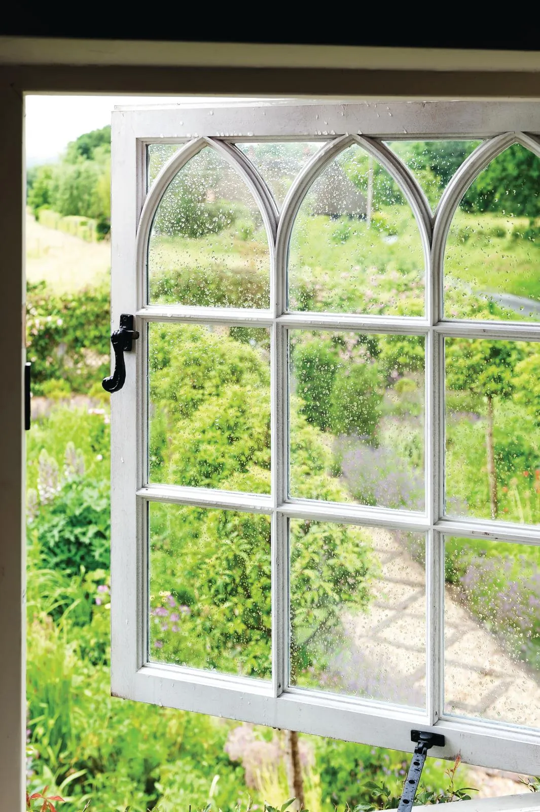 English country home new windows