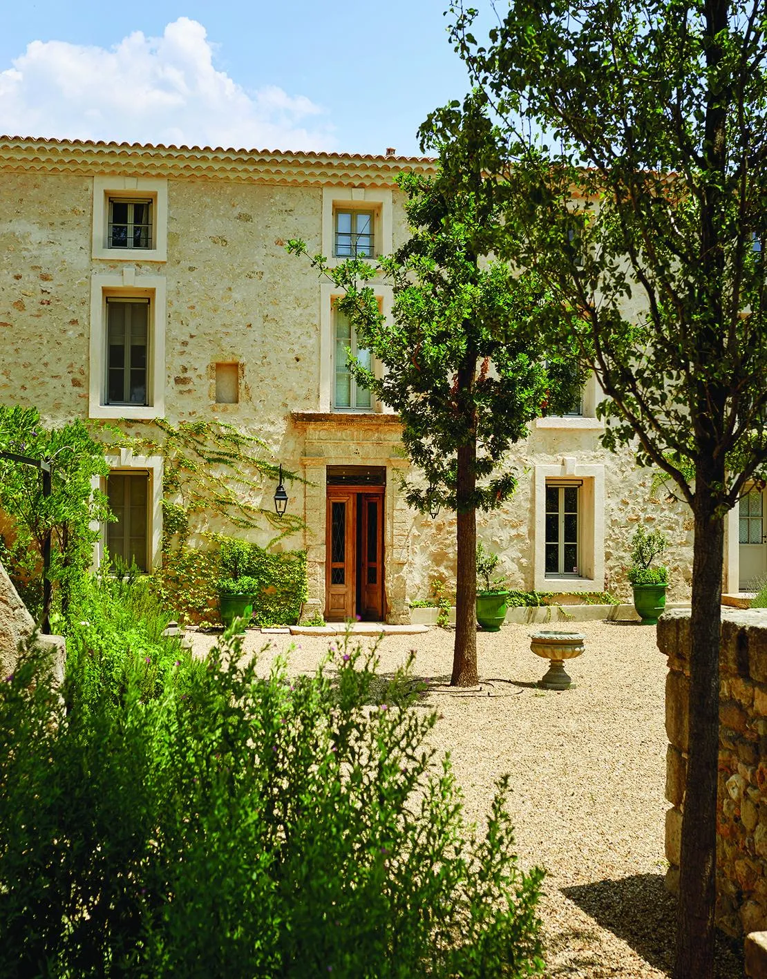A renovated ancient French farmhouse