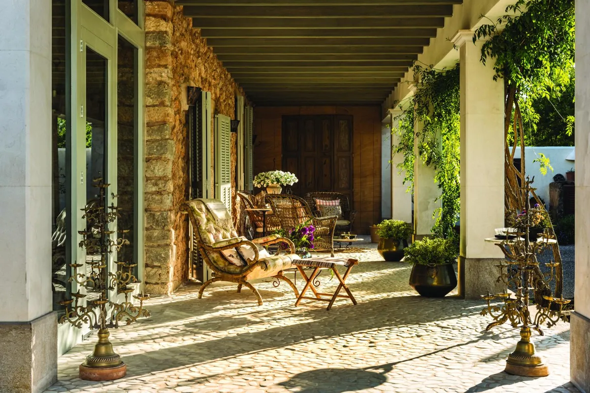 A traditional-style home in Mallorca