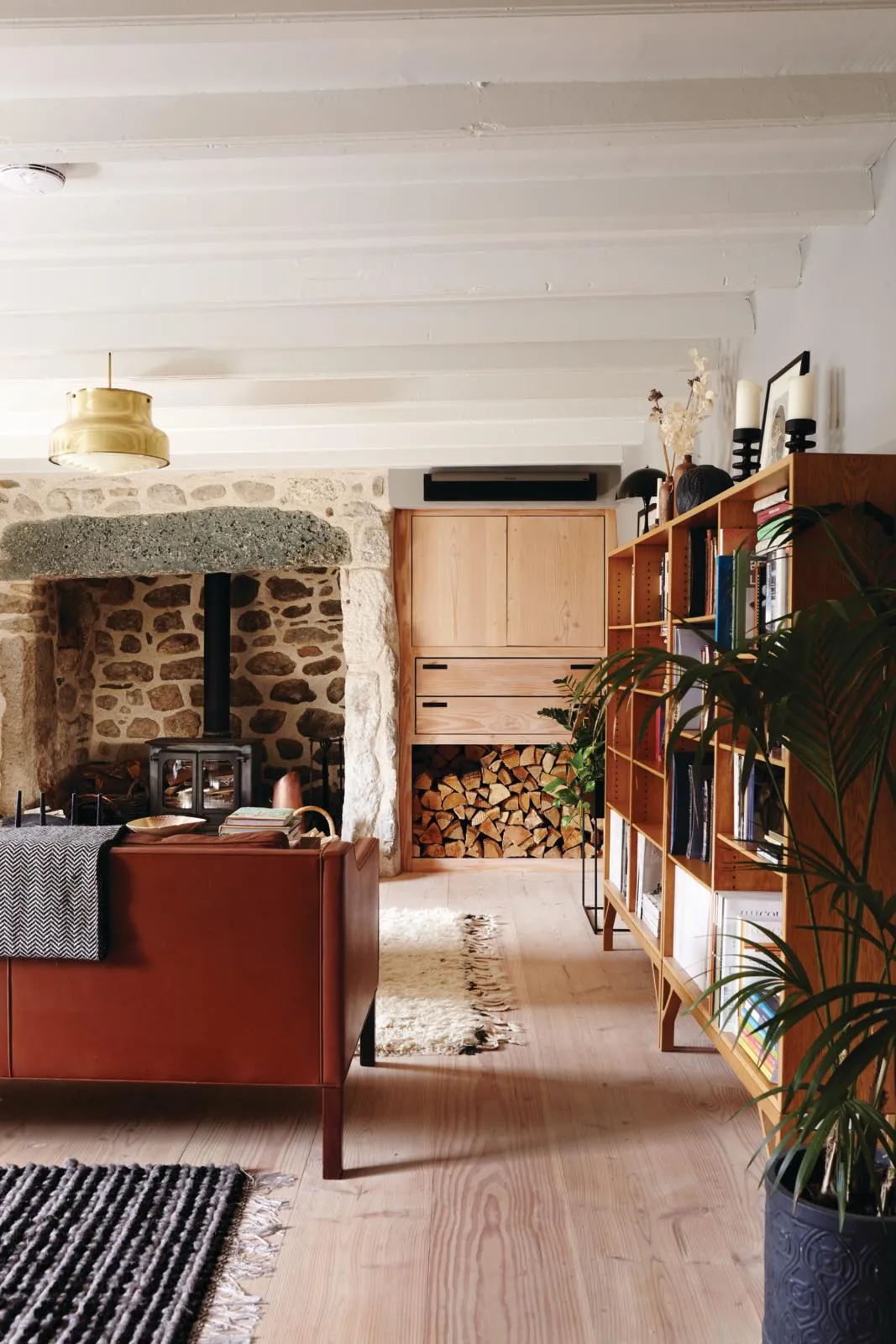 A Cornish farmhouse filled with mid-century design