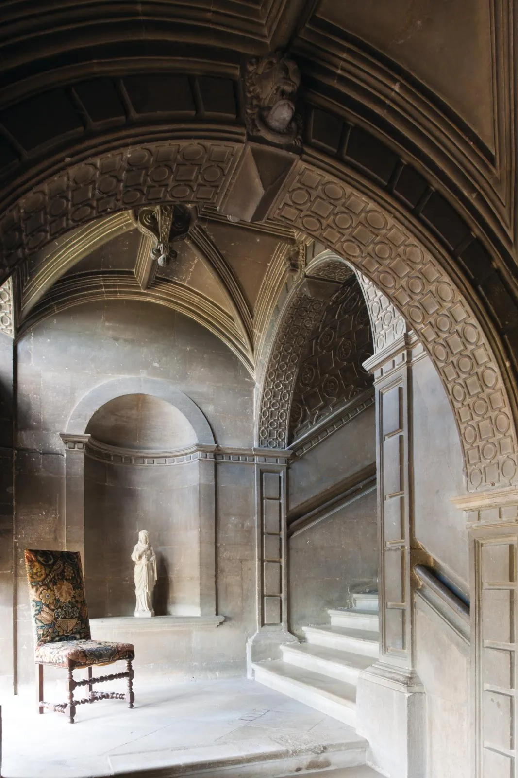 Burghley, the Roman Staircase.