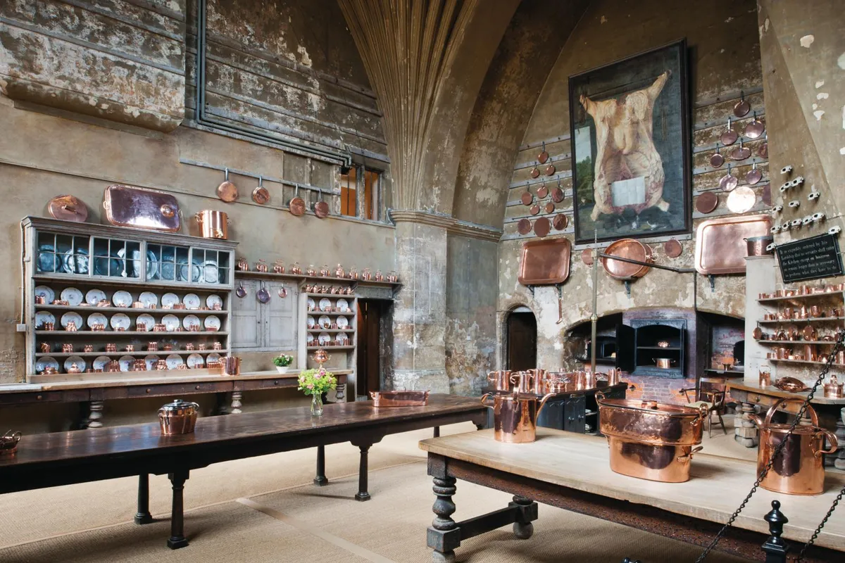Burghley, the Old Kitchen.