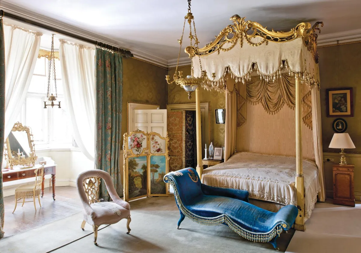 Burton Constable, the Gold Bedroom.