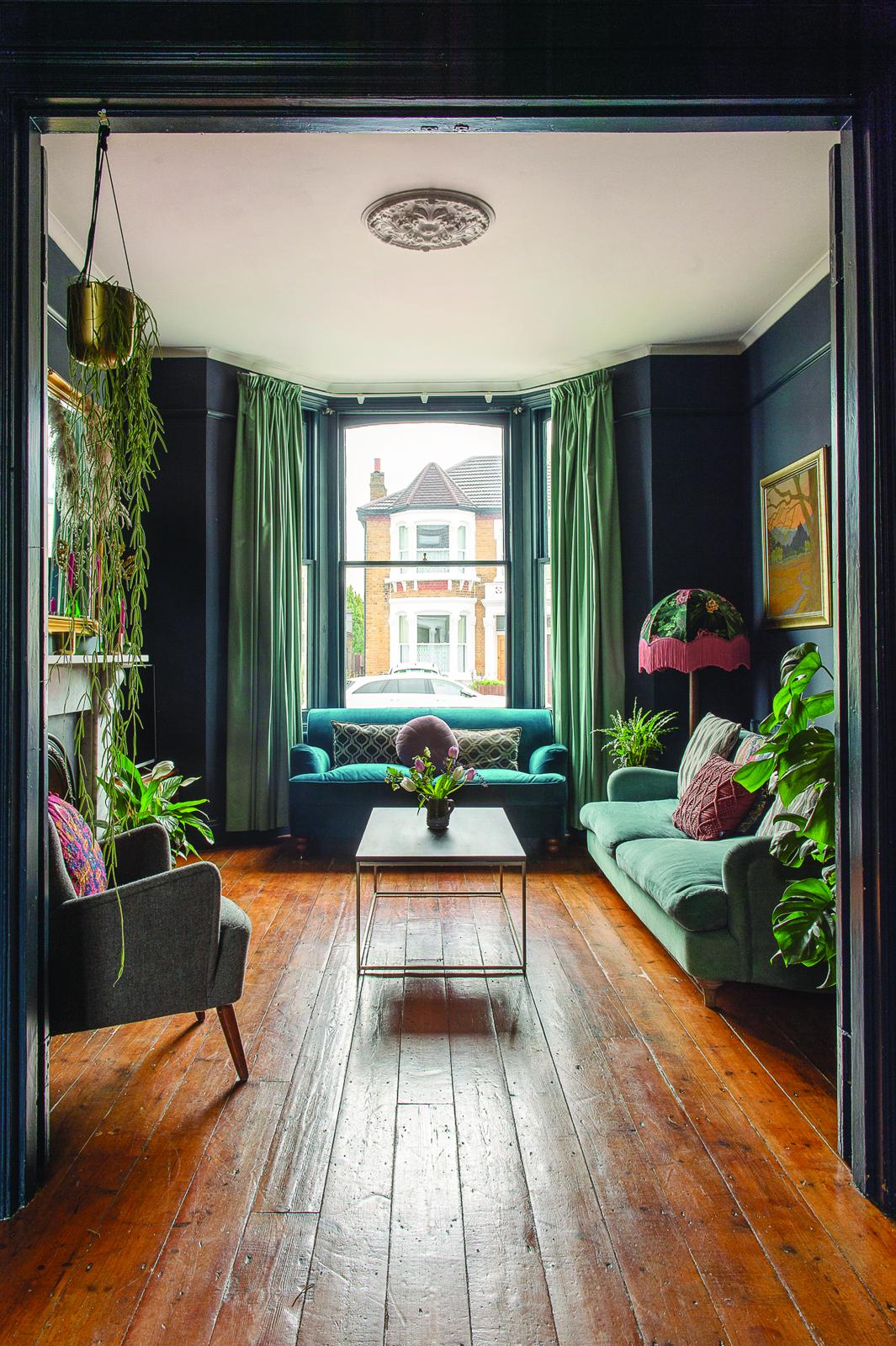 A pink and green home in South London - Homes and Antiques