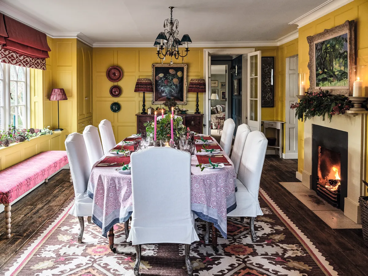 Elegantly eclectic home dining room