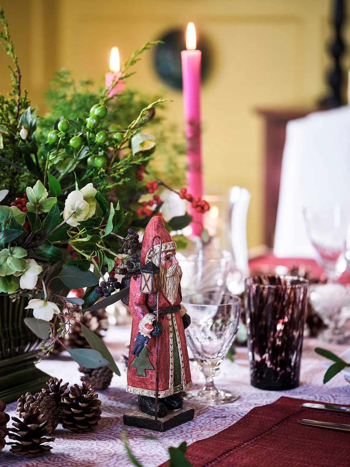 Elegantly eclectic home dining table Santa