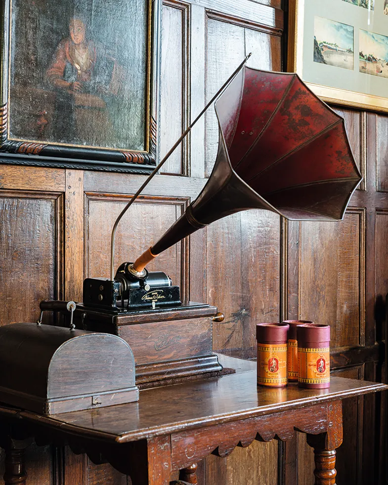 Rudyard Kipling's Sussex house a phonograph