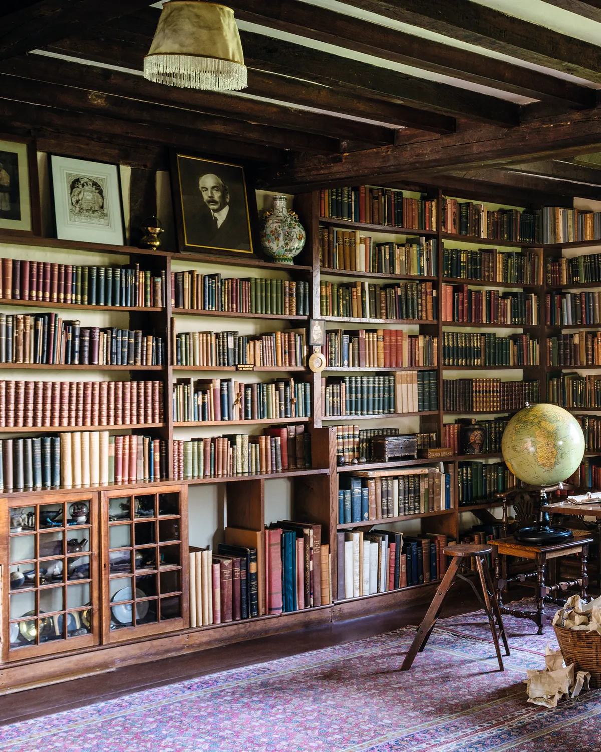 Rudyard Kipling's Sussex house book lined walls