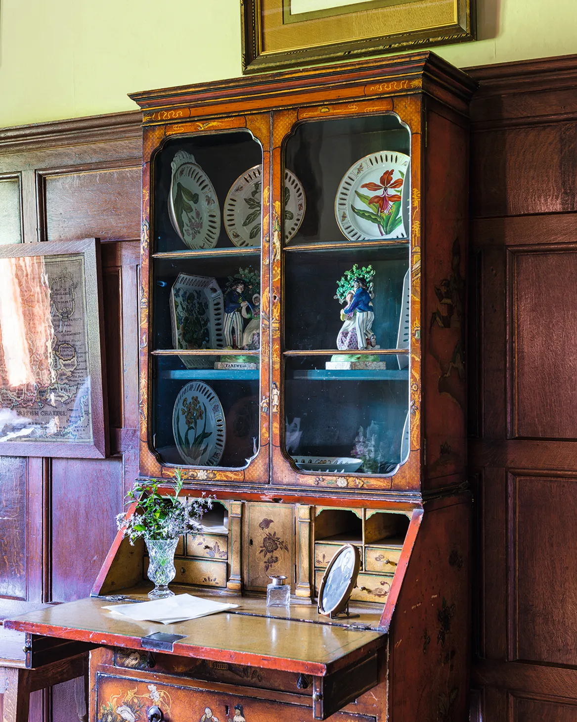 Rudyard Kipling's Sussex house secretaire bookcase