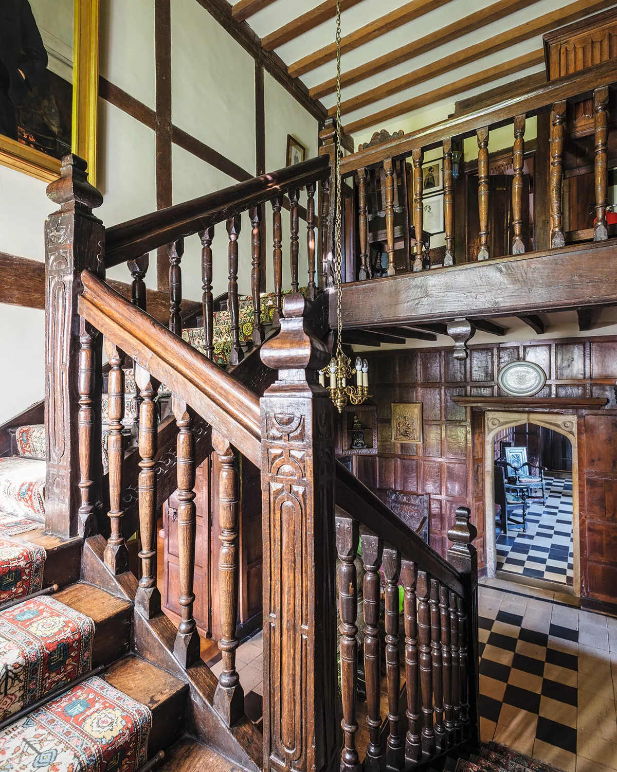 Rudyard Kipling's Sussex house staircase