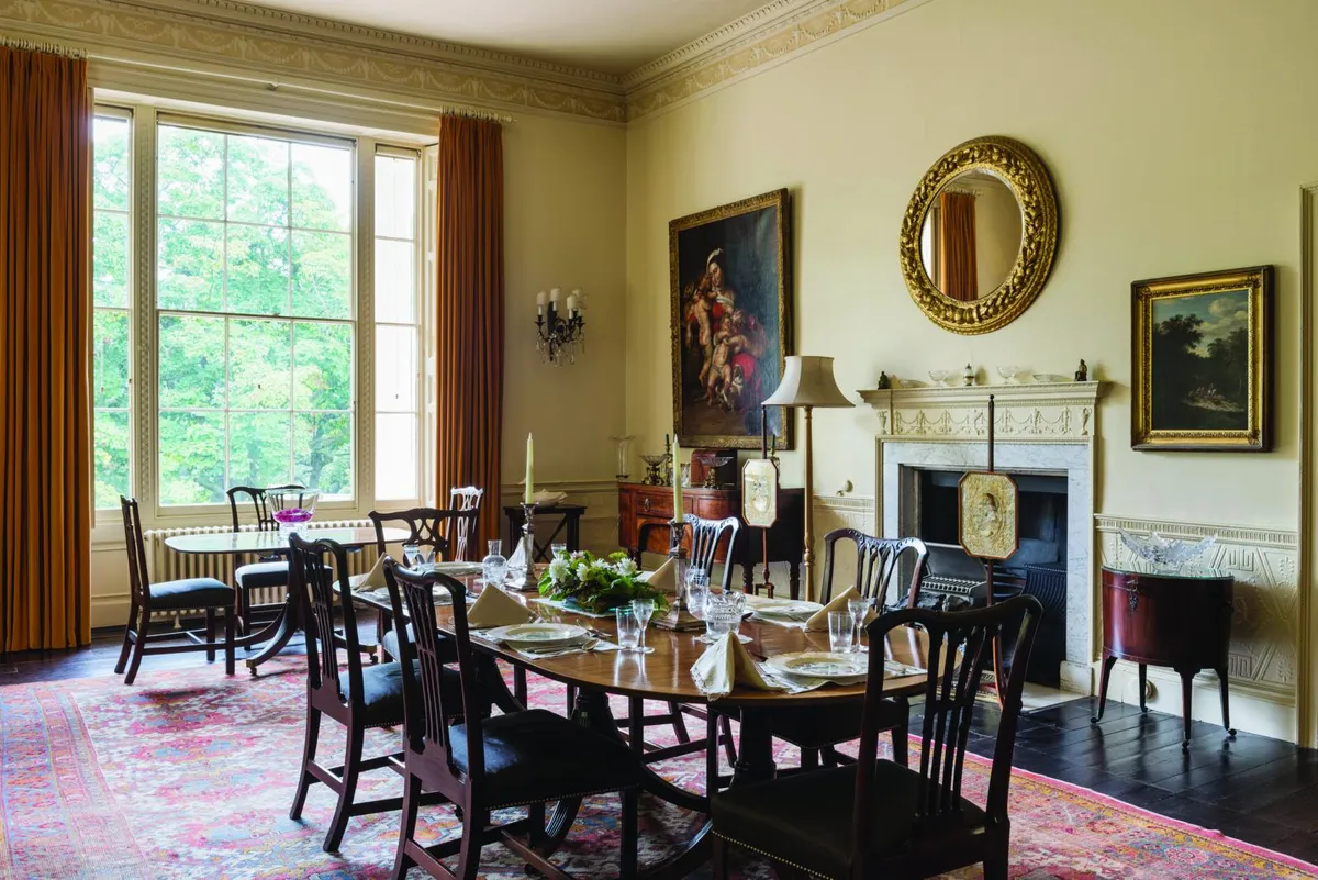 Agatha Christie's Greenway dining room
