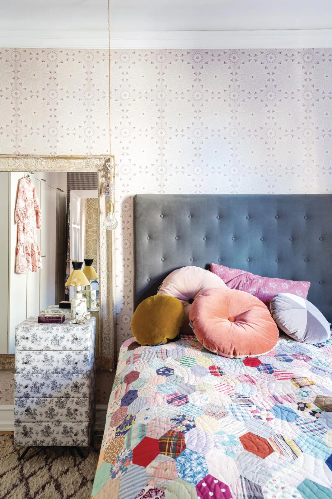 Danish vintage apartment bedroom